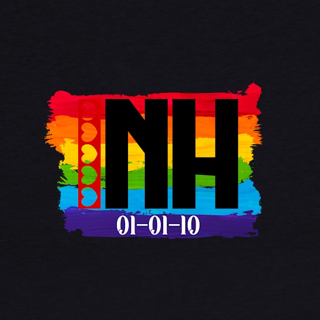 New Hampshire Gay Marriage by Blood Moon Design